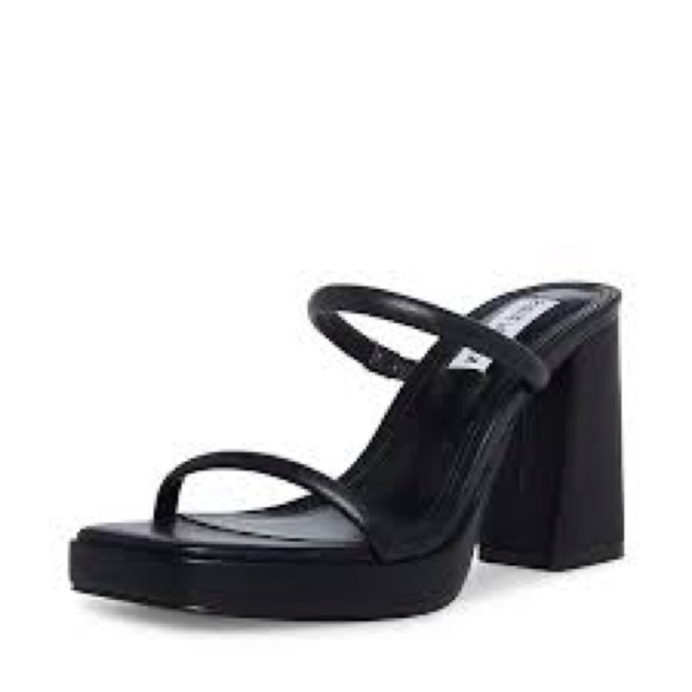 Steve Madden Polly Black Heels 9.5 NWT